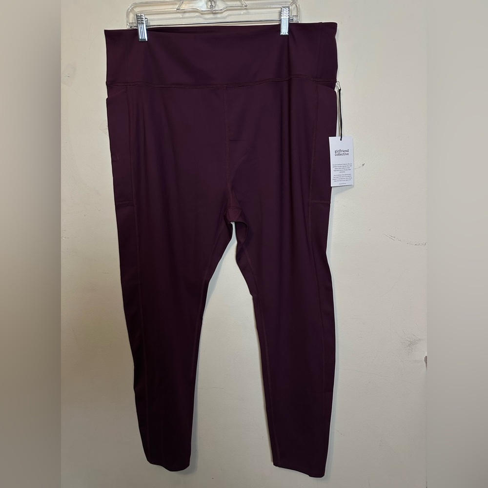 Girlfriend Collective Compressive High Waisted‎ Legging Women 4XL Yoga Athletic